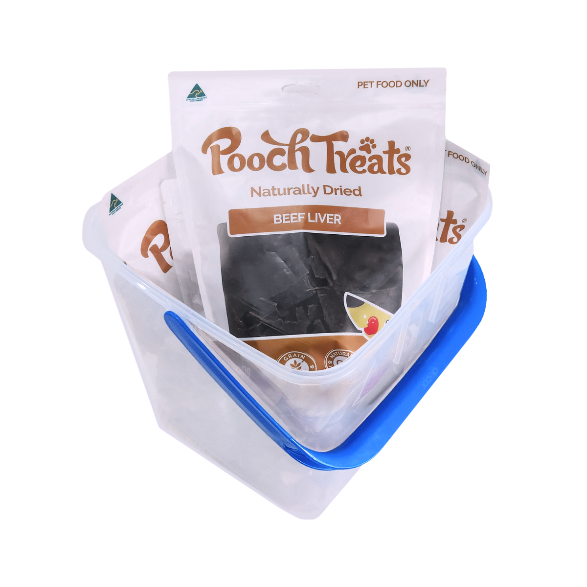 AUSSIE BEEF LIVER - Training Powerhouse Treats (58% Protein, Iron-Rich) - Breaks Into Perfect Bite-Sized Pieces - Product of Australia